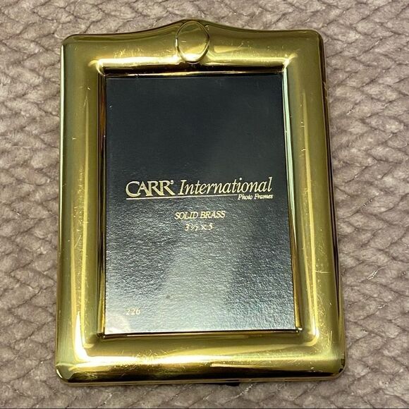 Vintage Brass Frame 3.5x5  - Picture 1 of 2